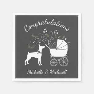 Doberman Pinscher Dog Babydusche Serviette
