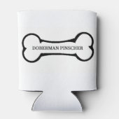 doberman pinscher dog bone dosenkühler (Rückseite)