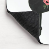 Doberman Pinscher Dog Breed Boho Silhouette Mousepad (Ecke)