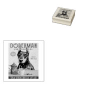 Doberman Pinscher Dog Coffee Gummistempel (Stempel)