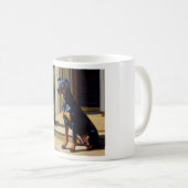 Doberman Pinscher Dog Kaffeetasse (VorderseiteRechts)