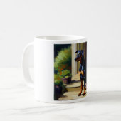 Doberman Pinscher Dog Kaffeetasse (Vorderseite Links)