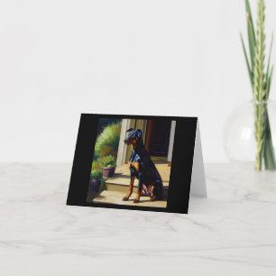 Doberman Pinscher Dog Karte