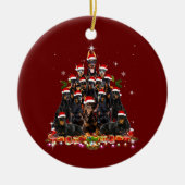 Doberman Pinscher Dog Keramik Ornament (Vorne)