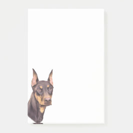 Doberman Pinscher Dog Post-it Klebezettel
