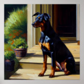 Doberman Pinscher Dog Poster (Vorne)