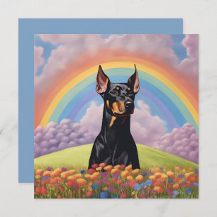 Doberman Pinscher Dog Rainbow Bridge Individuelle