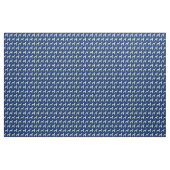 Doberman Pinscher Dog Silhouette Dobermann Navy Bl Stoff (Yard (91,4 cm))