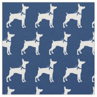 Doberman Pinscher Dog Silhouette Dobermann Navy Bl