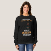 Doberman Pinscher Dog Sweatshirt (Vorne ganz)