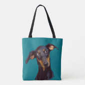 Doberman Pinscher Dog Tasche (Rückseite)
