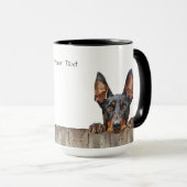 Doberman Pinscher Dog Tasse (VorderseiteRechts)
