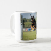 Doberman Pinscher Elegant Coffee Tasse (Vorderseite Links)