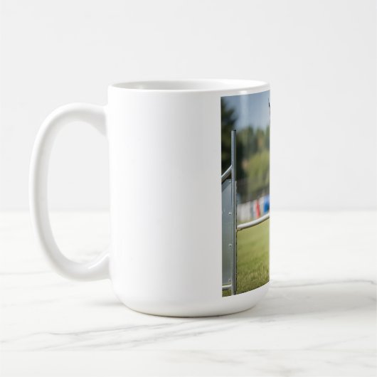 Doberman Pinscher Elegant Coffee Tasse (Links)