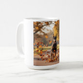 Doberman Pinscher Elegant Coffee Tasse (Vorderseite Links)