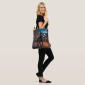 Doberman Pinscher Elegant Tote Bag Tasche (Am Model)