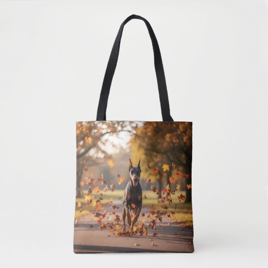 Doberman Pinscher Elegant Tote Bag Tasche (Vorderseite)