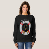 Doberman Pinscher First Mate Sweatshirt (Vorne ganz)