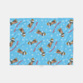 Doberman Pinscher Fleecedecke (Vorderseite (Horizontal))