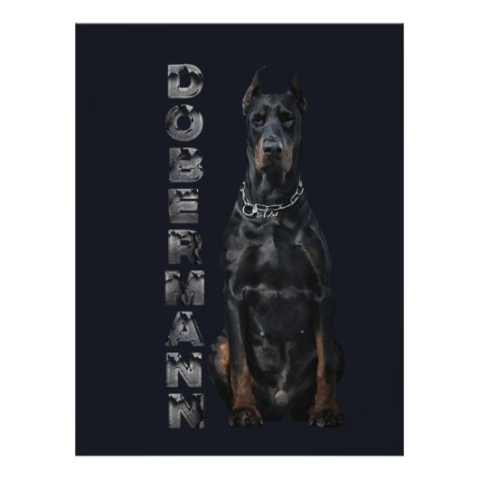 Doberman Pinscher Fotodruck (Vorne)
