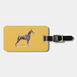 Doberman Pinscher Gepäckanhänger