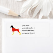 Doberman pinscher germany-flag Silhouette (Insitu)