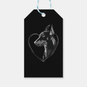 Doberman Pinscher Geschenkanhänger