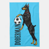 Doberman Pinscher Geschirrtuch (Vertikal)