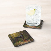 Doberman Pinscher Getränkeuntersetzer (Rechte Seite)