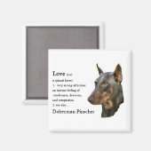 Doberman Pinscher Gifts Magnet (Vorderseite/Rückseite)