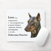 Doberman Pinscher Gifts Mousepad (Mit Mouse)