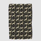 DOBERMAN PINSCHER GOLFHANDTUCH (Vorderseite)