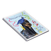 Doberman Pinscher Graduate Notizblock (Rechte Seite)