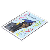 Doberman Pinscher Graduate Notizblock (Linke Seite)