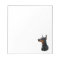 Doberman Pinscher head Notepad