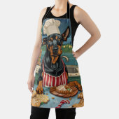 Doberman Pinscher Holiday Baking Feierliche Weihna Schürze (InSitu)