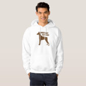 Doberman Pinscher Hoodie (Vorne ganz)