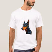 Doberman Pinscher Hundehemd T-Shirt (Vorderseite)