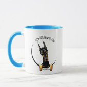 Doberman Pinscher IAAM Tasse (Links)