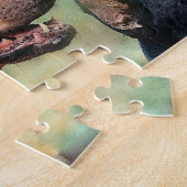 Doberman Pinscher im Wald Puzzle (Seite)