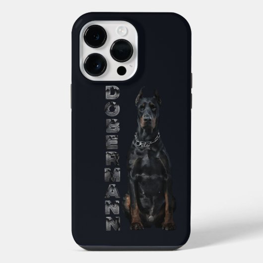 Doberman Pinscher iPhone Hülle (Rückseite)