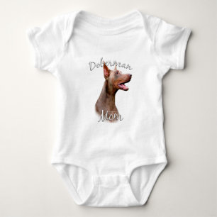 Doberman Pinscher (Isabella) Mama 2 Baby Strampler