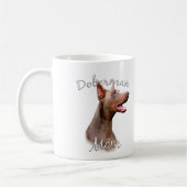 Doberman Pinscher (Isabella) Mama 2 Kaffeetasse (Links)