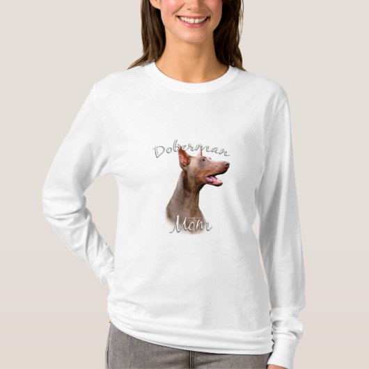 Doberman Pinscher (Isabella) Mama 2 T-Shirt (Vorderseite)