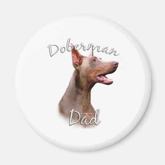 Doberman Pinscher (Isabella) Vater 2 Magnet (Vorne)