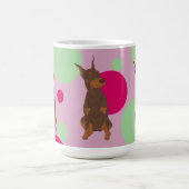 Doberman Pinscher Kaffeetasse (Mittel)