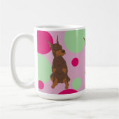 Doberman Pinscher Kaffeetasse (Links)