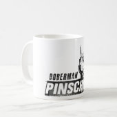 Doberman Pinscher Kaffeetasse (Vorderseite Links)