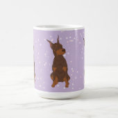 Doberman Pinscher Kaffeetasse (Mittel)