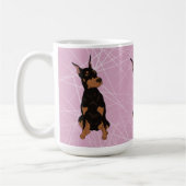 Doberman Pinscher Kaffeetasse (Links)